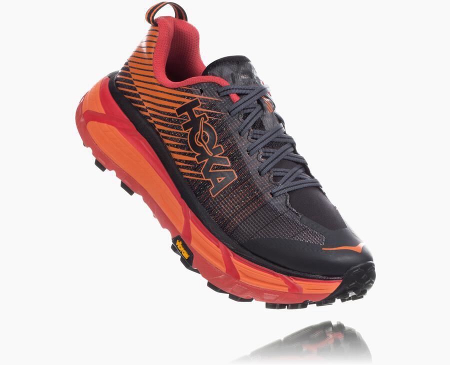 Chaussure Trail Hoka One One Evo Mafate 2 Femme - Noir/Rouge - BND-605134